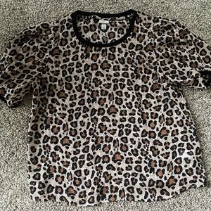 Cheetah blouse